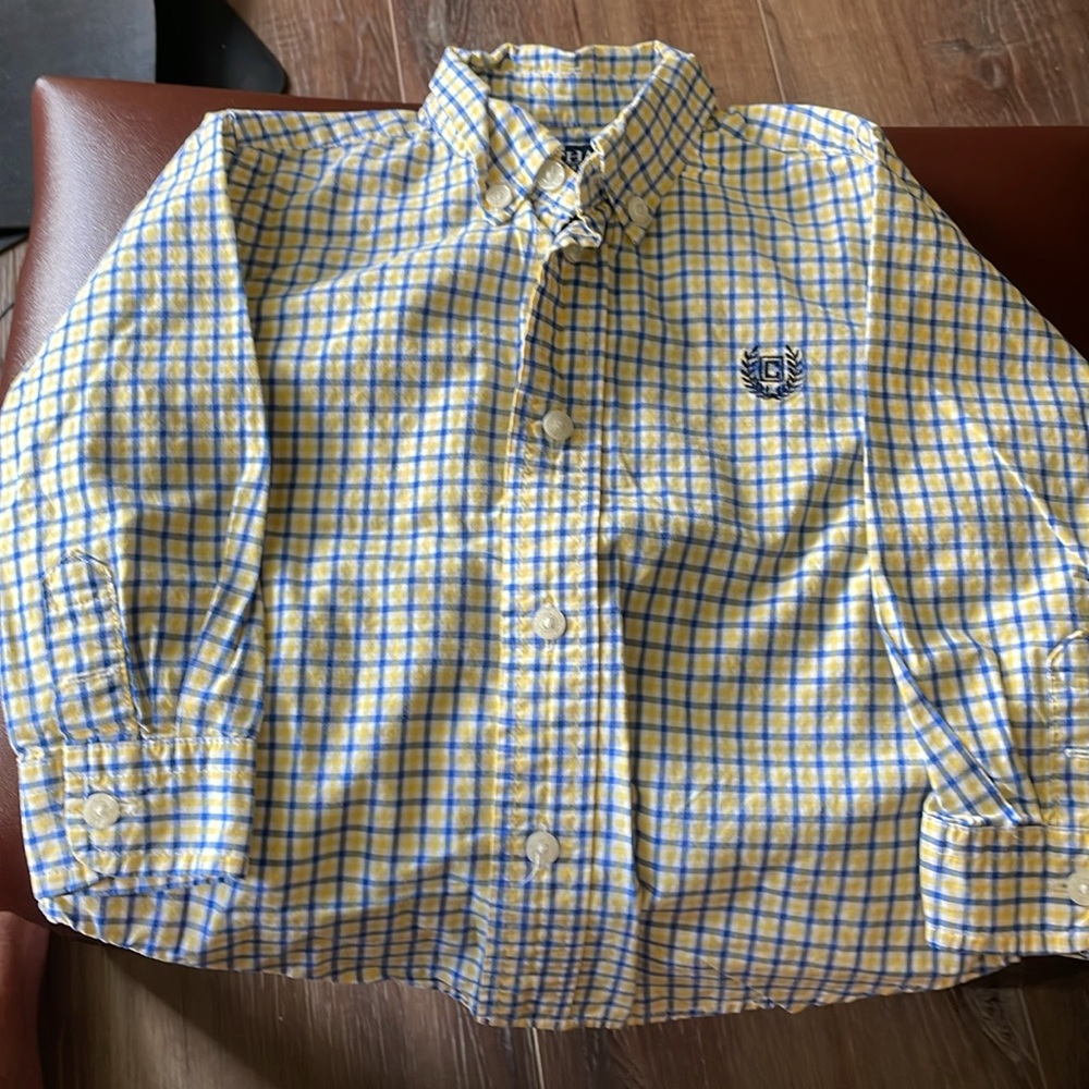 Chaps button down long sleeve check shirt 24M